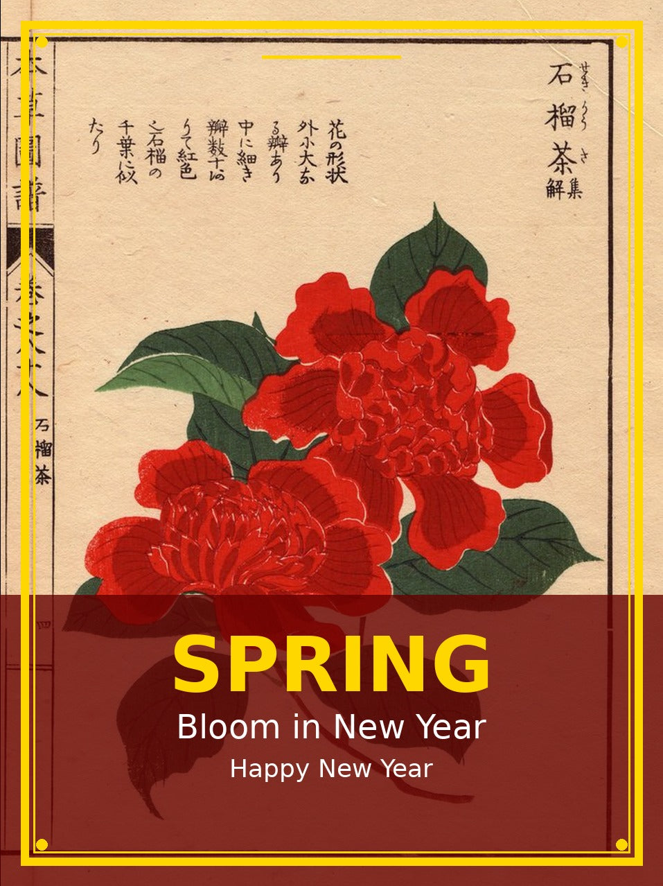 微信红包封面10款 · 江户植物图 (WeChat Red Packet Covers)
