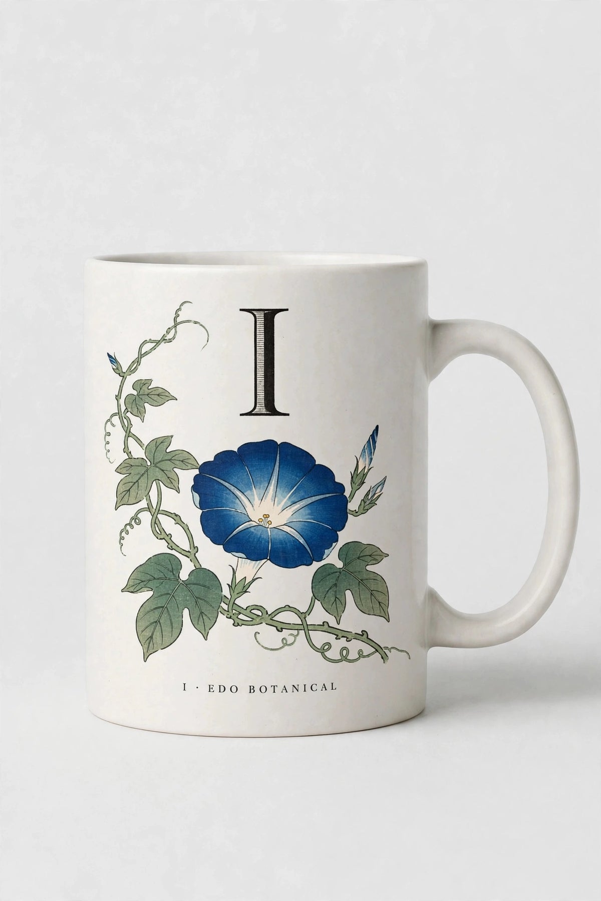 Letter I Mug · Edo Botanical (江户花卉)