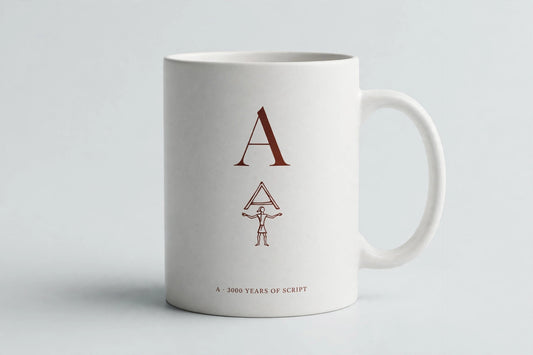 Letter A Mug · Oracle Bone Script (甲骨文)