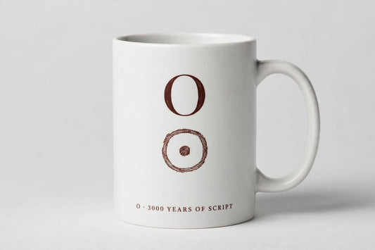 Letter O Mug · Oracle Bone Script (甲骨文)